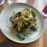 Seitan salami  at The Sovengard in Grand Rapids
