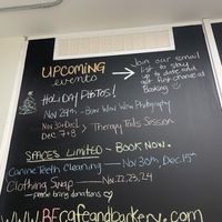 Menu options  at Be Cafe & Bakery in Hamilton