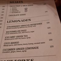 Different Shakes and Lemonades at Kamaya in Panglao