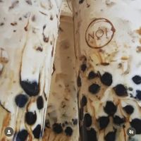 They have delicious boba teas - I quite like the brown sugar boba tea with soy milk  at NOI Goulburn in Goulburn