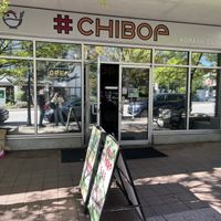Find free parking in the underground mall parking next door    at Chibop in Burnaby