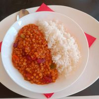 Chili sin carne at Elliot's Restaurant in Bolnuevo