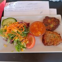 Vegetable fritters at Elliot's Restaurant in Bolnuevo
