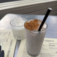 Horchata and coconut margarita   at Taquito in Carlton