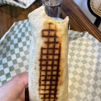 Bfast burrito  at AM Cafe in Vancouver