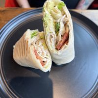 Caesar chickUN wrap   at AM Cafe in Vancouver