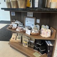 Retail area  at AM Cafe in Vancouver