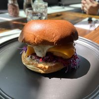 Faux-Let O’ Fish Burger  at AM Cafe in Vancouver