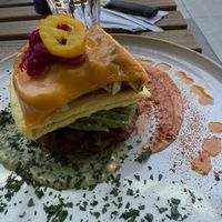 This is brilliance on a plate.  at AM Cafe in Vancouver