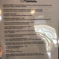 Magic Elixir Menu  at Ike's in New Orleans