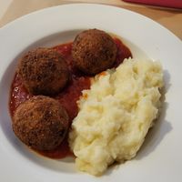 Albondigas at Sol Veggie in Logrono