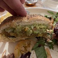 Tex mex hamburgesa  at Sol Veggie in Logrono