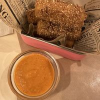 Crunchy polenta  at Sol Veggie in Logrono