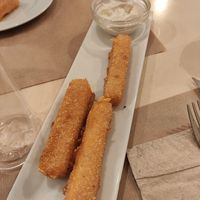 Fingers de queso at Sol Veggie in Logrono