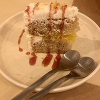 Pastel  at Sol Veggie in Logrono