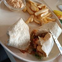 Mexican shawarma at Sol Veggie in Logrono