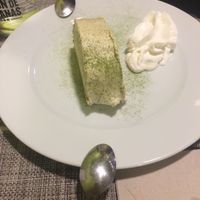 Tiramisú de té verde at Sol Veggie in Logrono