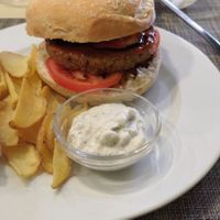 Hamburguesa Yanke at Sol Veggie in Logrono