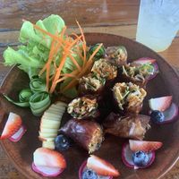 Fresh seaweed rolls   at VELAR in Chiang Dao