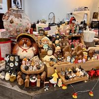 Lots of figurines   at VELAR in Chiang Dao