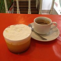 lemon pie  at Green Break Vegan Restaurant in San Sebastian