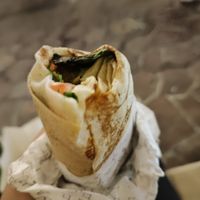 Falafel sandwich at Albisana in Doha