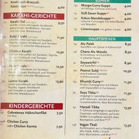 vegan menu  at Yogi-Haus - Belziger in Berlin