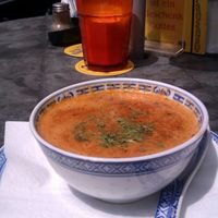 Rote-Linsen-Suppe  at Rajput in St Polten