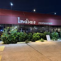 Outside   at India's Restaurant in Houston