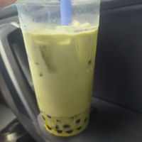 Thai green tea at Quickly Boba Tea in Orlando