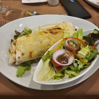 VEGAN WRAP R 165 (V) at Karibu Restaurant  in Cape Town