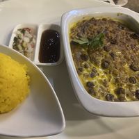 Vegan Bobotie  at Karibu Restaurant  in Cape Town