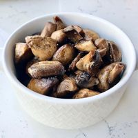 Sautéed mushrooms  at JW Kitchen in Dubai