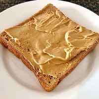 Peanut butter toast at Flavours Restaurant in Dubai
