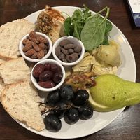 Vegan platter  at Arrowsmith's Wine Bar in Solvang