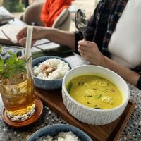 TOFU TEMPE VEGGIE CURRY   at Ely's Kitchen in Kuta