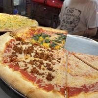 Vegan slices  at Dimo's Pizza - Logan Square in Chicago