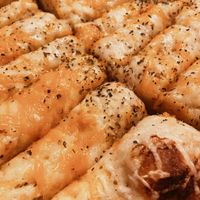 Vegan cheese bread  at Dimo's Pizza - Logan Square in Chicago