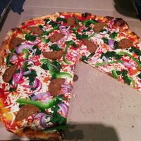 Vegan Pizza at Dimo's Pizza - Logan Square in Chicago