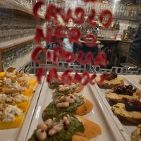 Cicchetti cavolo nero e fagioli at Osteria ai Preti in Verona