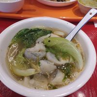 Wonton soup at Clean Water Vegetarian - 净水素食 in Shanghai