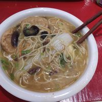 Minced tofu in clay pod noodles at Clean Water Vegetarian - 净水素食 in Shanghai