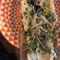 Hummus & Rucula Toast   at The Toast Taproom - Malasaña in Madrid