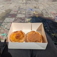 Pastel de nata vegano at Maninha Sardinha in Cadiz