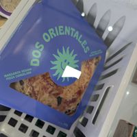 Vegan pizza at Vida Sana in Tacuarembo