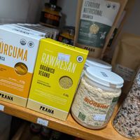 Vegan cheese at Vida Sana in Tacuarembo