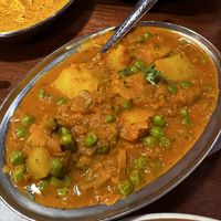 Aloo gobi with tomato and green peas  at Red Fort Cuisine of India in La Verkin