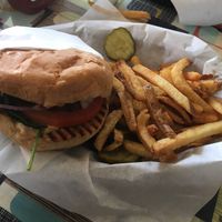 Nut Burger  at Afternoon Deli in Grass Valley