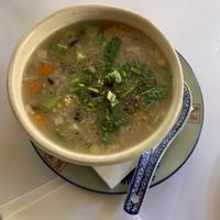 Vegan congee - the best!!  at Lady Chu in Potts Point