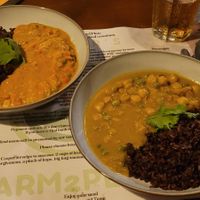 Rice dishes (curry & coriander) at Cooper's Farm2Plate in Ao Nang